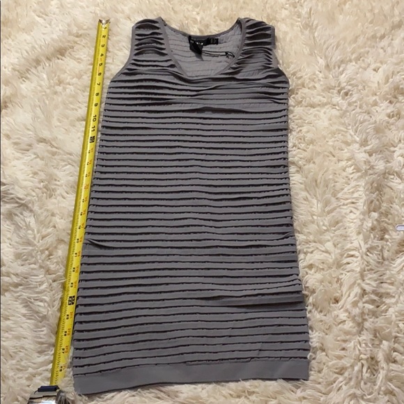 Silver grey dress size s/m : 0. spandex material - Picture 6 of 6